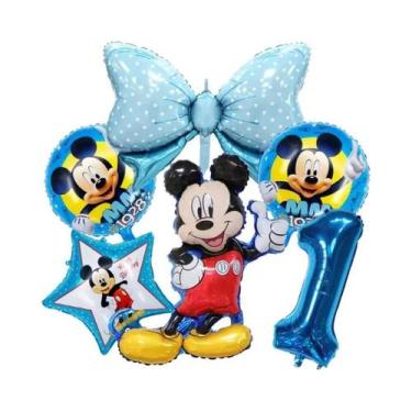 Imagem de Conjunto De Balões Mickey E Minnie Para Menina E Menino, Decoração De 