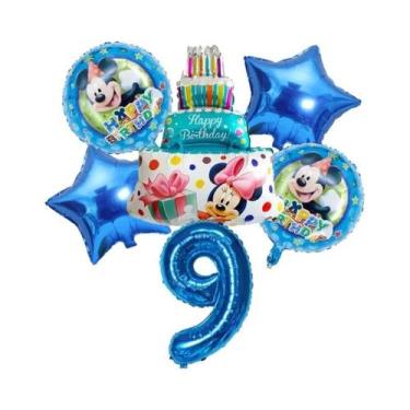 Imagem de Conjunto De Balões Mickey E Minnie Para Menina E Menino, Decoração De 