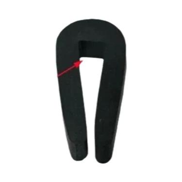 Imagem de Fita De Borracha Preta Com Borda Em U De 1-10M, Vedação Antigordura, L