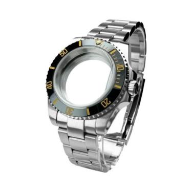 Imagem de Caixa De Relógio De Mergulho À Prova d'Água De 40mm Com Bezel Preto, V
