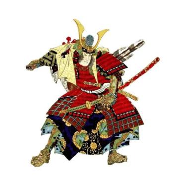 Imagem de Pôster De Arte Vintage Samurai Ukiyo-e, Decoração De Parede Em Tela Pa
