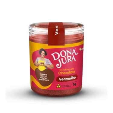 Imagem de Corante em pó Vermelho Para Chocolate 5g Dona Jura