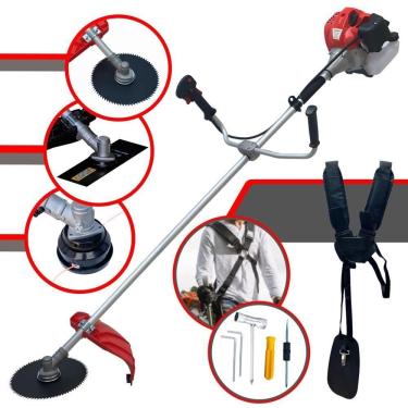 Imagem de Roçadeira à Gasolina 2T CG430P-p TB 2HP + Lâmina 80 Dentes