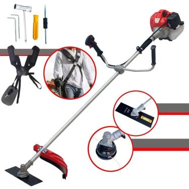 Imagem de Roçadeira Cortador De Grama 43CC 2HP 9000RPM Anmax CG430P-TB