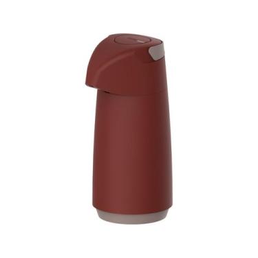 Imagem de Garrafa Térmica Tramontina 1L Exata Vermelha, 1L, Vermelho