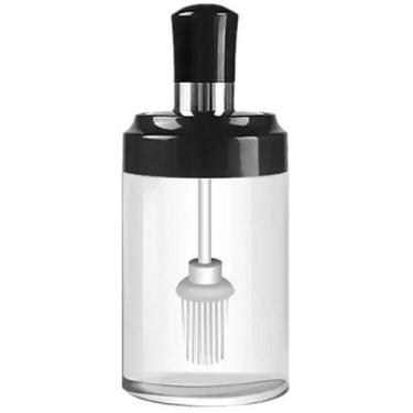 Imagem de Garrafa porta azeite com pincel embutido e tampa hermética 200 ml - IM