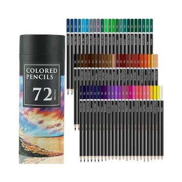 Imagem de Conjunto De 72 Lápis De Cor Profissionais, Materiais De Arte, Cores Ol