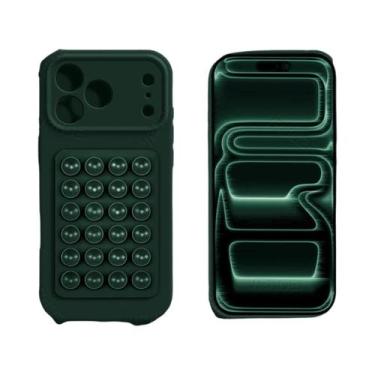 Imagem de Capa De Silicone Sólido Com Suporte De Sucção Para iPhone 16 15 14 pro