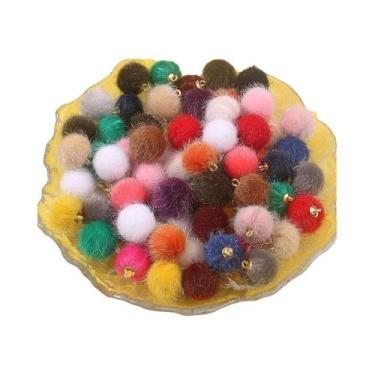Imagem de Pingentes De Bola Multicoloridos 10 30 50 Peças Acessórios De Joias Pa