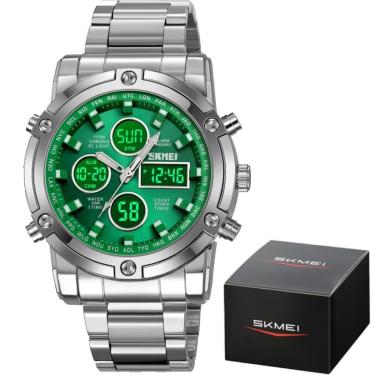 Imagem de Relógio Masculino Skmei 2556 Á Prova D'água Digital Esporte Luxo-Masculino