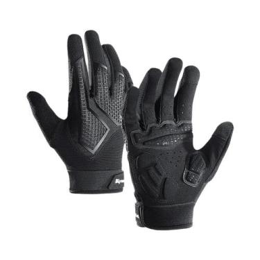 Imagem de Luvas Táticas Pretas Para Ciclismo MTB Masculinas, Respiráveis, Antide