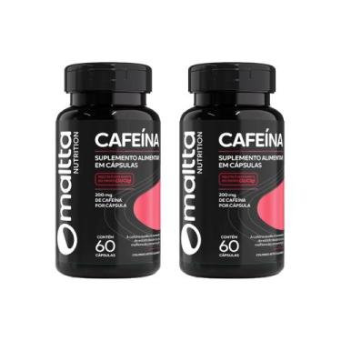 Imagem de Kit 2x Cafeína 200mg 2x60 Cápsulas Maltta Sabor:Sem sabor, Sem sabor