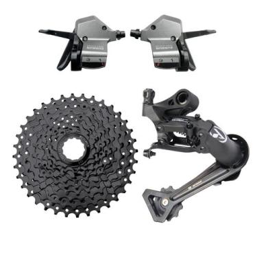 Imagem de Kit Relação Câmbio Absolute K7 27v Passador 3x9 Bike Mtb