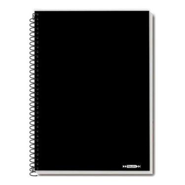 Imagem de Caderno Universitário Tamoio Espiral 200Fls Preto 2582 C/4