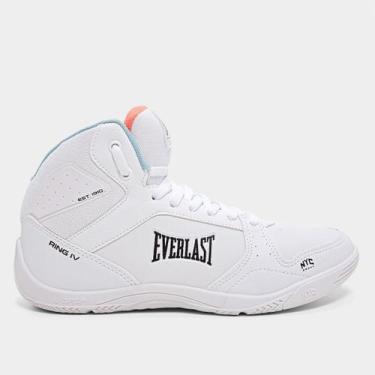 Imagem de Tênis Everlast Ring 4 Feminino, Branco, Preto, 37