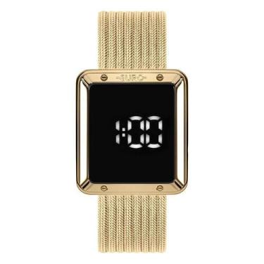Imagem de Relógio Euro Feminino Fashion Fit Led Dourado - Eubj3937aa-4f Eubj3937