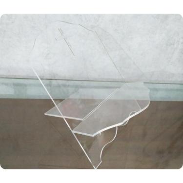 Imagem de Porta Bíblia Desmontável em Acrílico Cristal - Elegante e Prático - no