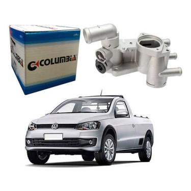 Imagem de Carcaça Termostatica Aluminio Saveiro 1.6 8v 2013 A 2017 - Columbia