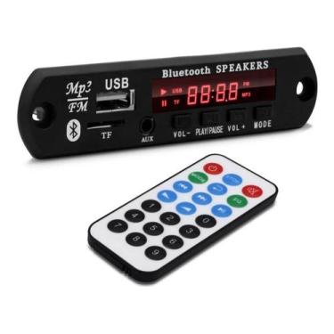 Imagem de Placa Amplificador Modulo Radio Usb Mp3 Aux Sd Bluetooth Fm - OESTESOM