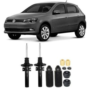 Imagem de Amortecedor + Kit Batente Vw Gol G6 Dianteiro 2013 Até 2019 O Par - Tr