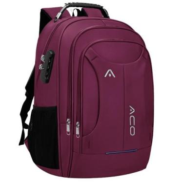 Imagem de Mochila Bolsa Masculina Feminina Notebook Anti Furto Resistente A Agua