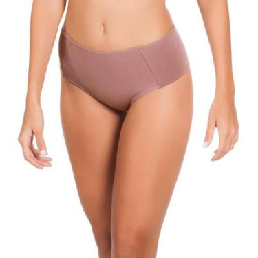 Imagem de Calça Clássica Modal Duloren 729512, P, Castanha