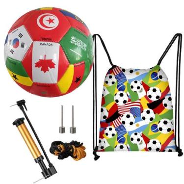 Imagem de Conjunto de Bola de Futebol MIRJXB Copa do Mundo 2026 Tamanho 5 com Bo