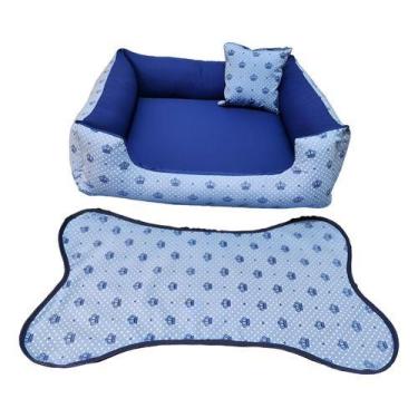Imagem de Caminha Pet P Cachorro Pequeno 100% Lavável + Tapete - - Gv Enxovais, 