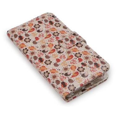 Imagem de Capa Carteira Estampada Passarinhos E189 Para Samsung S22 Ultra S908 -