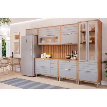 Imagem de Kit Modulado MGM 8 Peças Eloise C8P88 Cinamomo/Platina