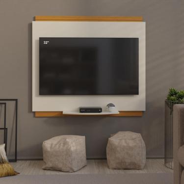 Imagem de Painel para TV até 40 Polegadas Com Prateleira Versátil  Alice 90cm  - Vianossa