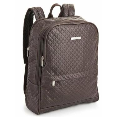 Imagem de Mochila Para Notebook 15.6" Em Matelassê Feminina Milão - Viccina, Mar