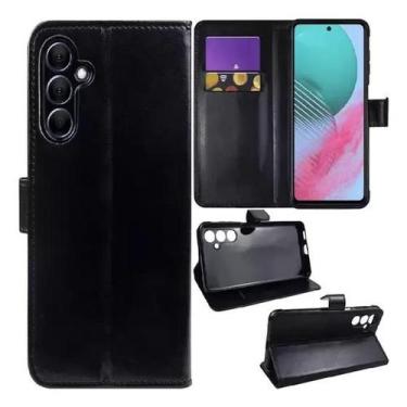 Imagem de Capa Carteira Flip Preta para Samsung Galaxy M54 Tela 6.5 - POP SHOP