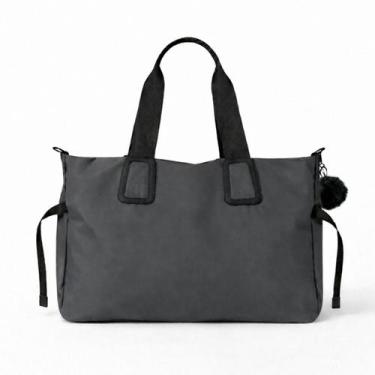 Imagem de Bolsa Sacola Grande Cetim Alça Transversal Viagem Academia Maternidade