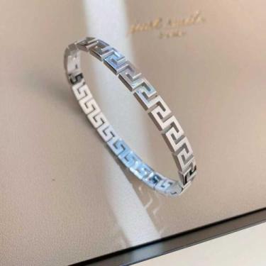 Imagem de Bracelete Inspiração Versace Greek - Aço Inoxidável - Maria Pinho, Pra