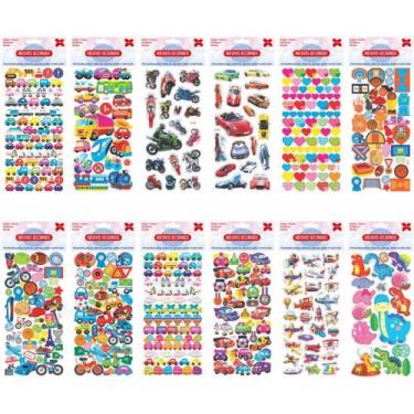 Imagem de Adesivos Decorados 10X24CM. Aventura Cartela SORT PCT.C/24 - Make+