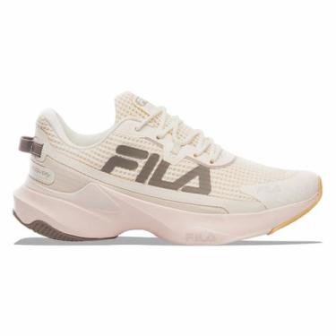 Imagem de Tênis Fila Recovery Feminino Bege Corrida Treinos, Bege, 38