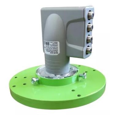Imagem de Lnbf Ku Quadruplo Com Adaptador Para Antena Banda C - Mxt