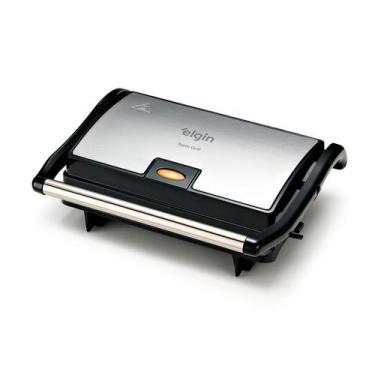 Imagem de Grill Elétrico Elgin Taste Grill 800w Preto Com Duplo Aquecimento, Pre