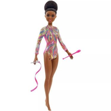 Imagem de Boneca Barbie Ginasta Profissões Divertidas 30 Cm Mattel