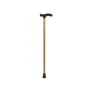 Imagem de Bengala Alumínio Tipo T Fixa Bronze/Preto - ALO