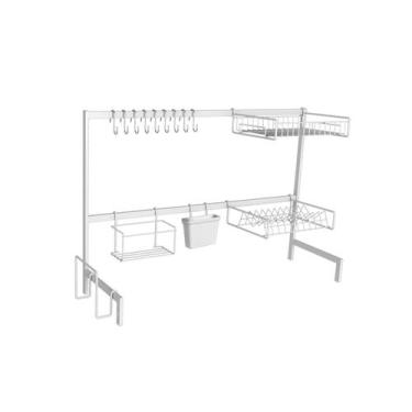 Imagem de Escorredor Louça Modular Cozinha Autossustentável 82 cm - DiCarlo, Bra