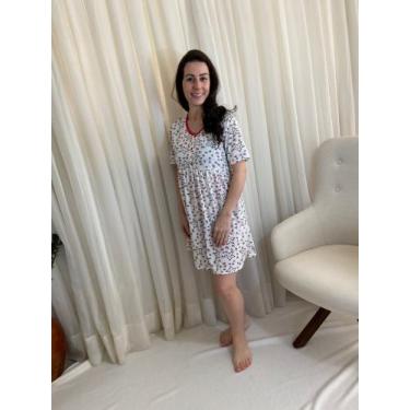 Imagem de Camisola amamentação  abertuta frontal - Stile Gioielli, 085, Estampa 