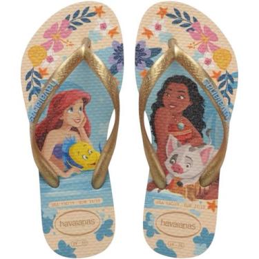 Imagem de Chinelo Infantil Slim Kids Havaianas Prince Glitter Original, 27/28, B