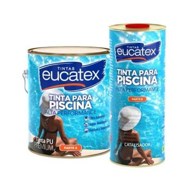 Imagem de Kit Tinta para Piscina Azul para Revestimento e Manutenção com Alta Resistência Eucatex
