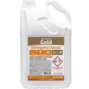 Imagem de Detergente Clorado 5L Gold Desinfetante Bactericida Cozinha Industrial
