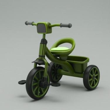 Imagem de Triciclo Infantil Verde Passeio Deend C/ Cestinha 3 Rodas