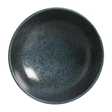 Imagem de Bowl Médio Orgânico Night Sky em Stoneware Artesanal para Uso Diário Azul Porto Brasil