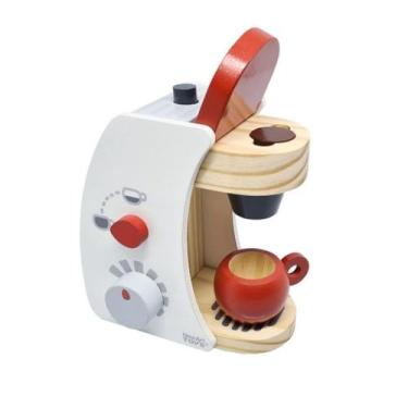 Imagem de Kit Cafeteira, da NewArt - Brinquedo de Madeira da Coleção Comidinhas 