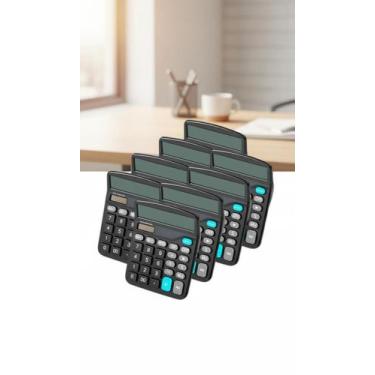 Imagem de Kit 10 Calculadoras De Mesa 12 Dígitos Profissional - Congratulations 